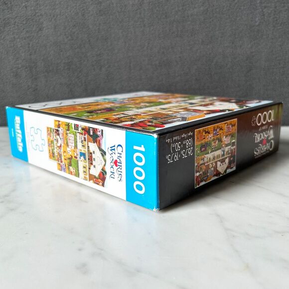 Storin' Up Charles Wysocki 1000 Piece Jigsaw Puzzle Buffalo Games - Complete - Picture 7 of 8